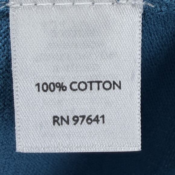 J.Jill Blue Cropped Cardigan Sweater Button Up 3/4 Sleeve Woman Size XL Preppy - Picture 11 of 14